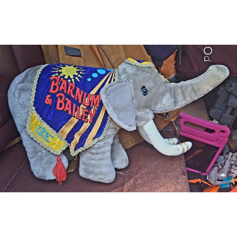 Ringling Bros. And Barnum & Bailey Circus Elephant Plush Toy Stuffed Animal